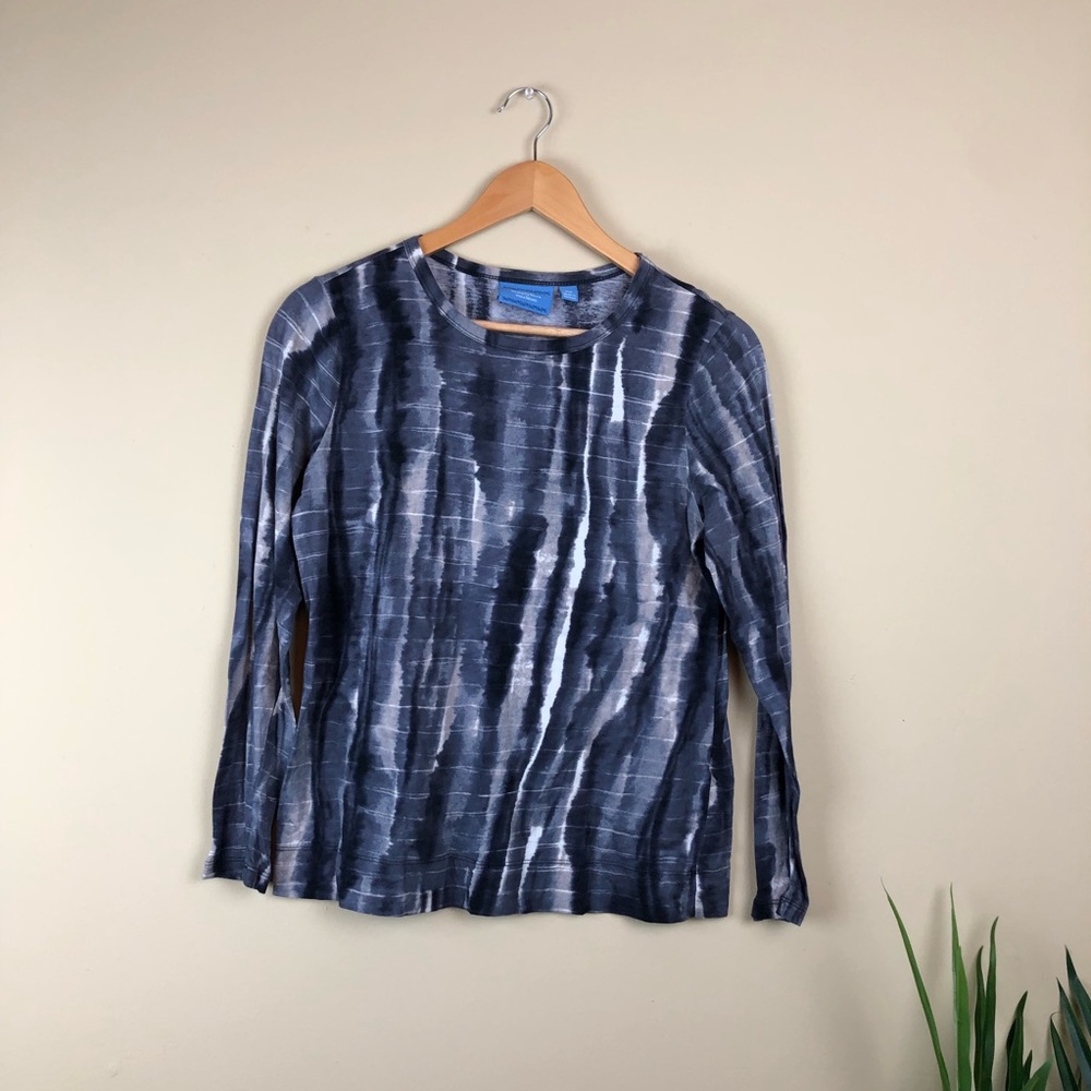 Acid-Wash 3/4 Sleeve Tee
